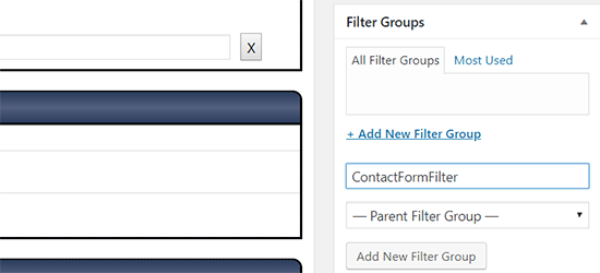 filtergroups