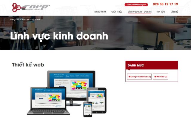 Top 10 các công ty thiết kế website tại TPHCM